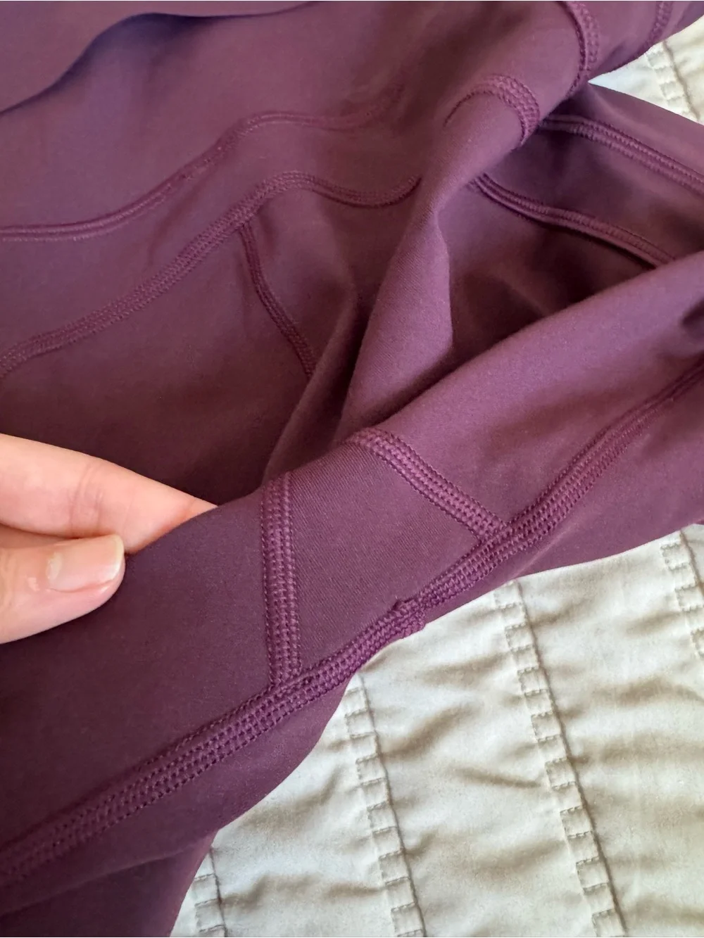 Lulu lemon Plum High-Waist Athletic Leggings  Size 6